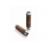 Plump Leather Grips Marron