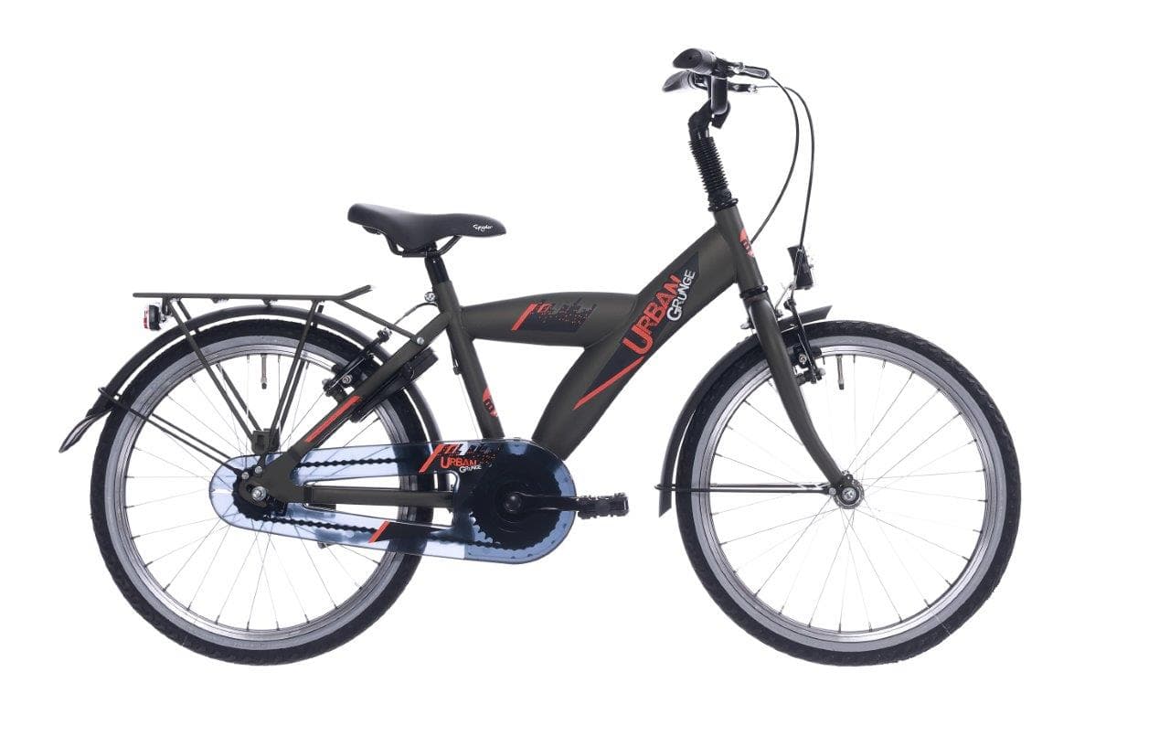 Bikefun Urban City 20" — Bicicleta infantil, negro mate