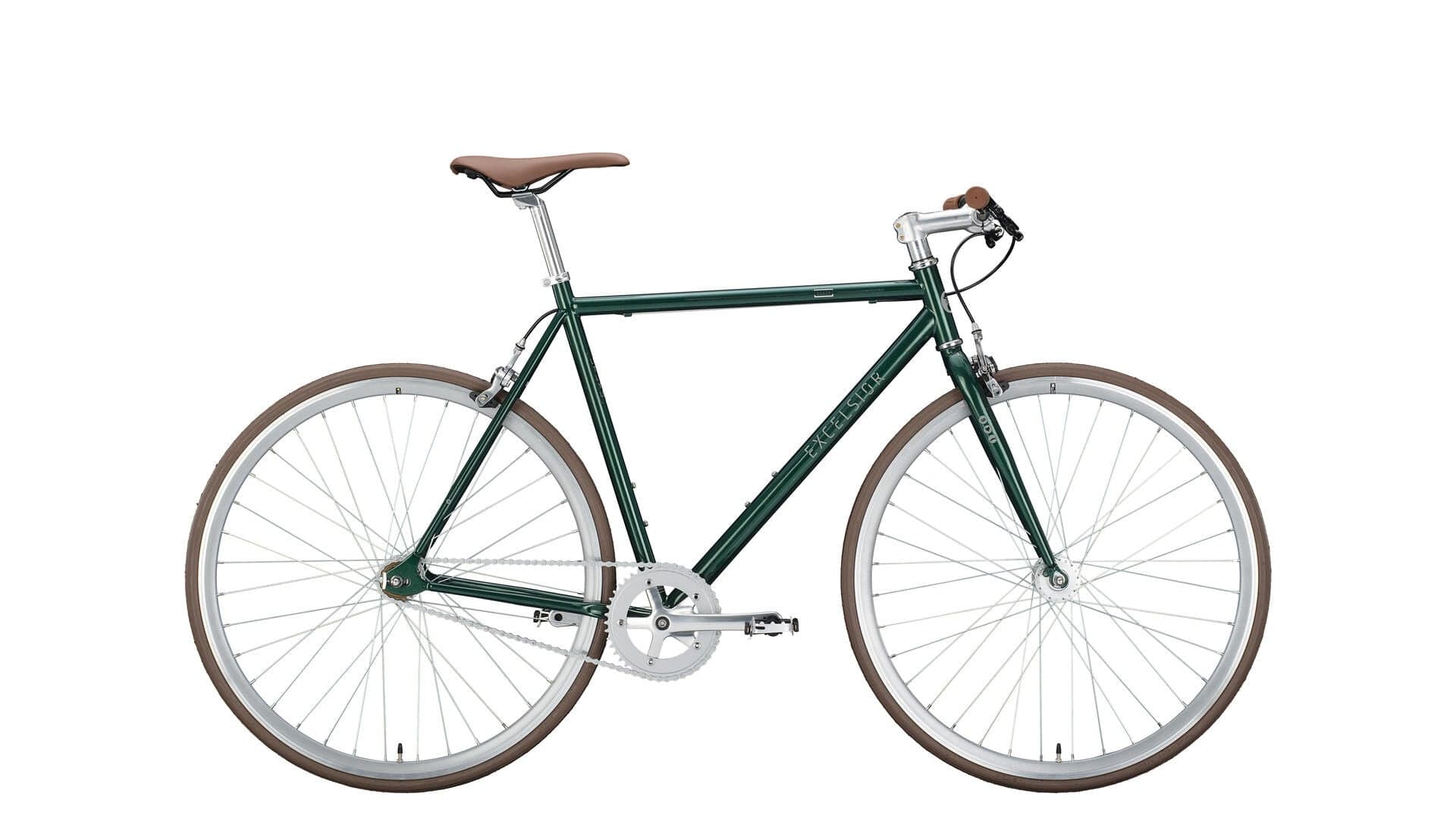 Excelsior Dandy 28" — Bicicleta de paseo, verde musgo 52 cm