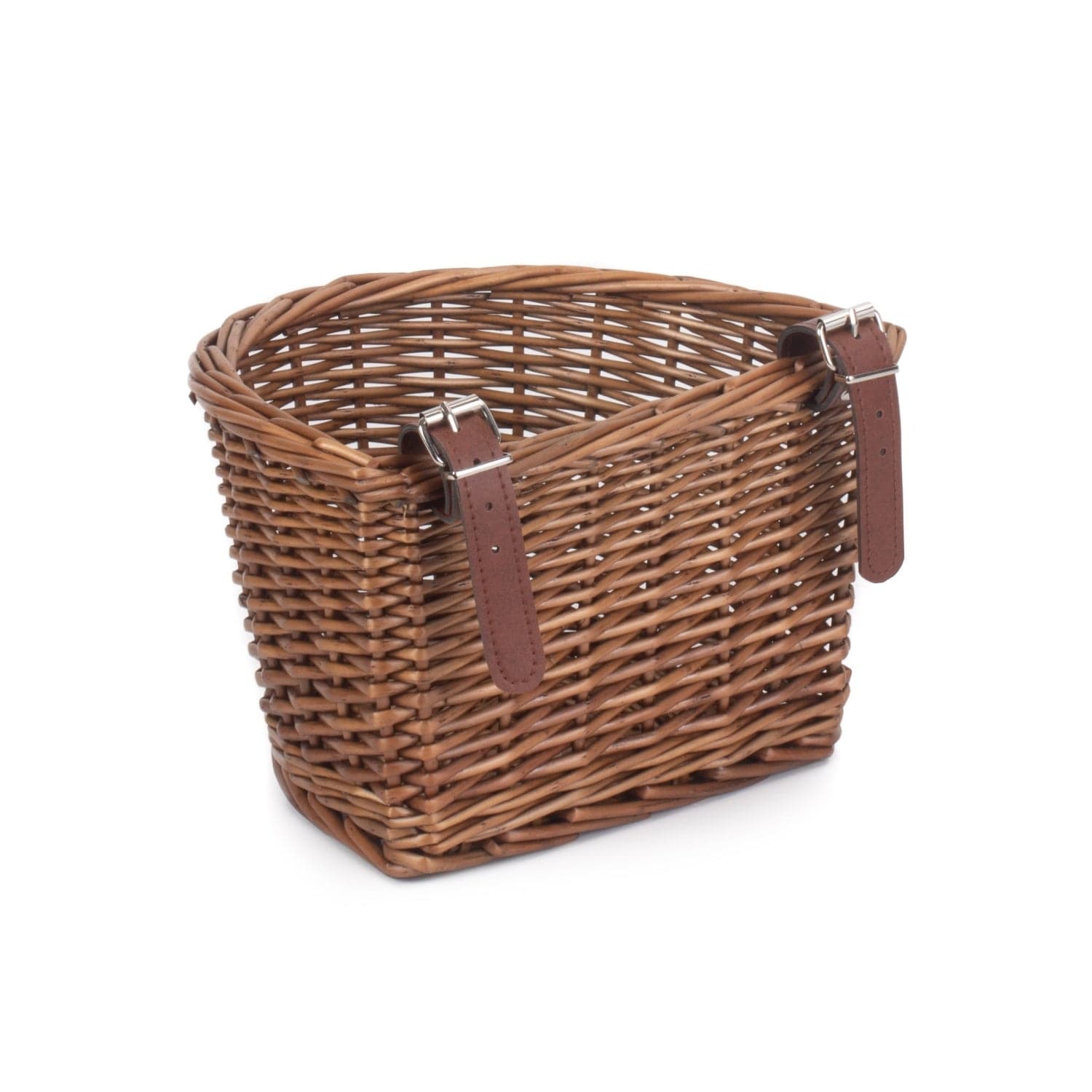Cesta infantil de mimbre delantera para bicicleta — vista 3