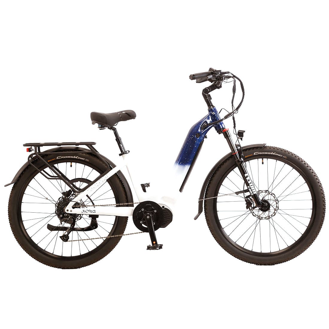 CYSUM NOVA 27.5" — E-bike de motor central para mujer, 500 W