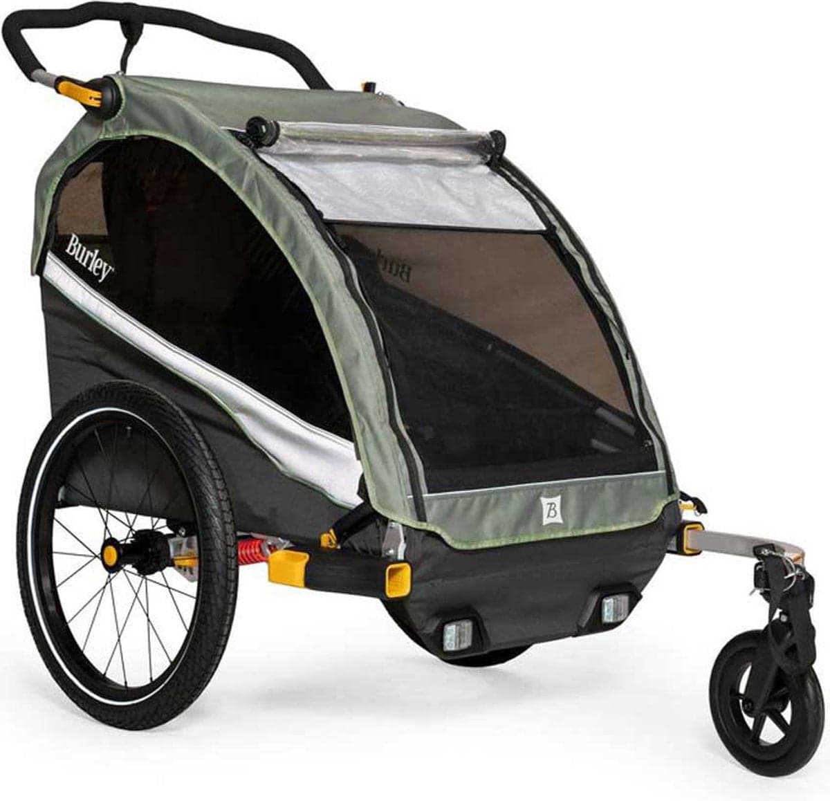Burley D'Lite X Double — Remolque de bici para dos niños