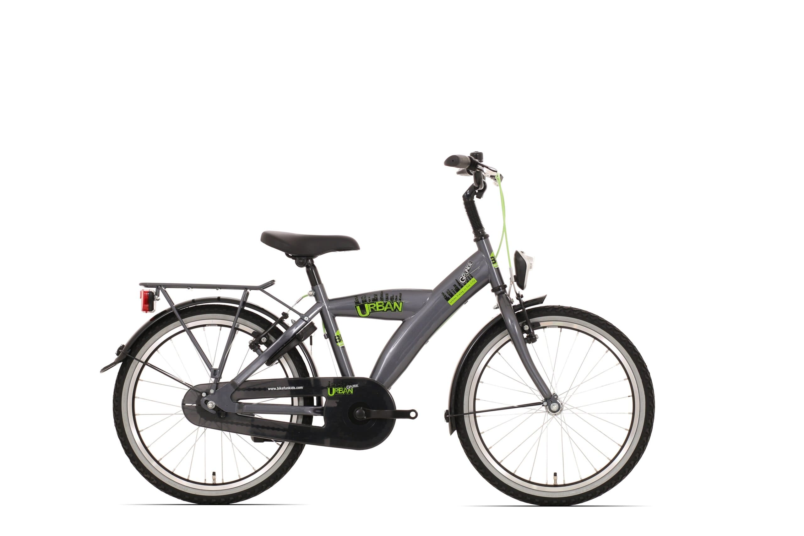 Bikefun Urban City 20" — Bicicleta infantil, gris antracita