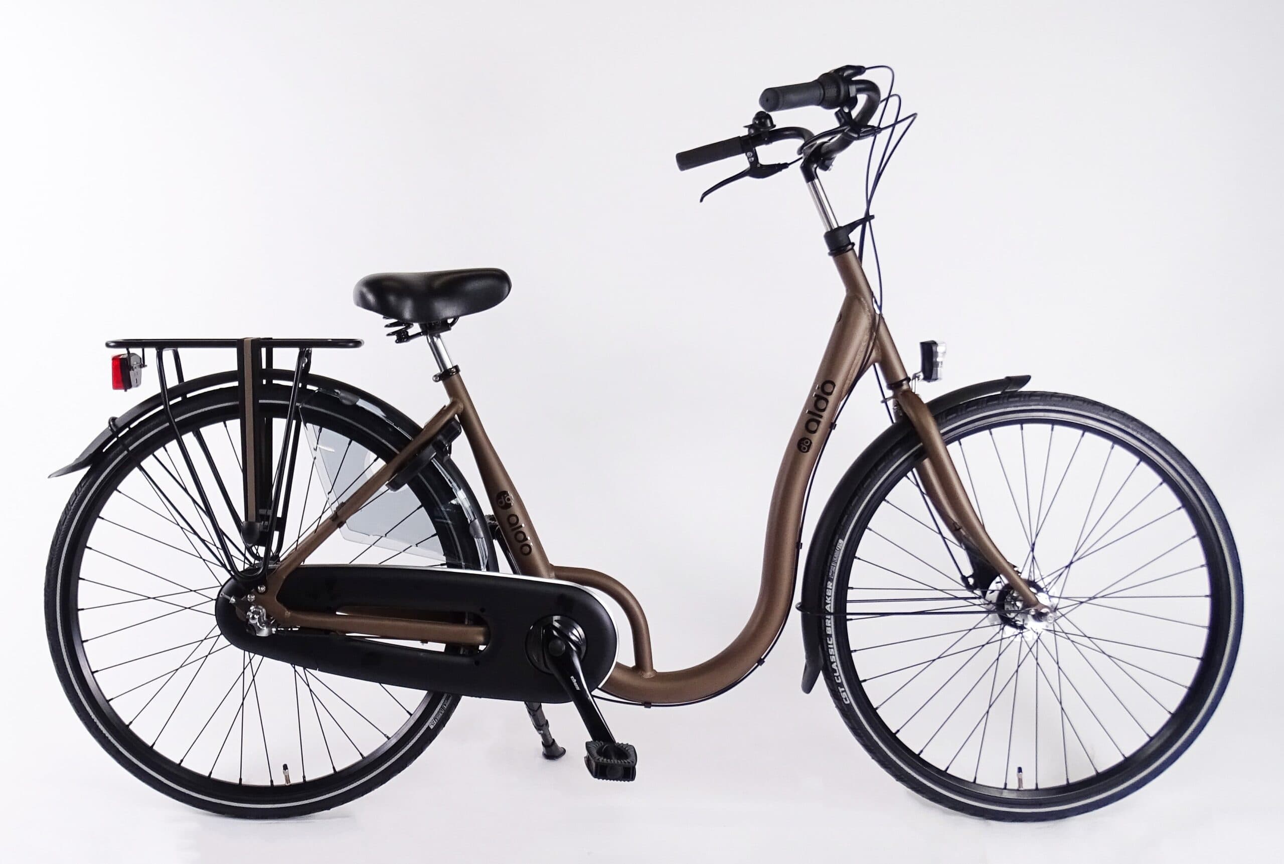 Aldo Low Entry Easy 28" 3v Deore — Bicicleta urbana, marrón