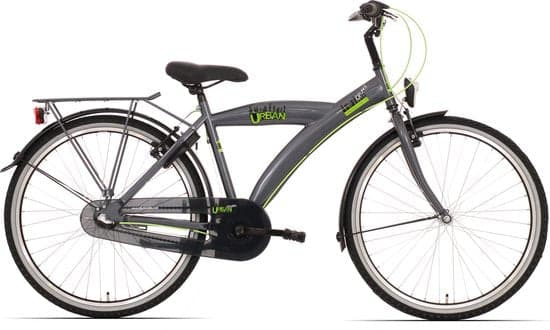 Bikefun Urban City 26" 3v — Bicicleta juvenil, gris antracita