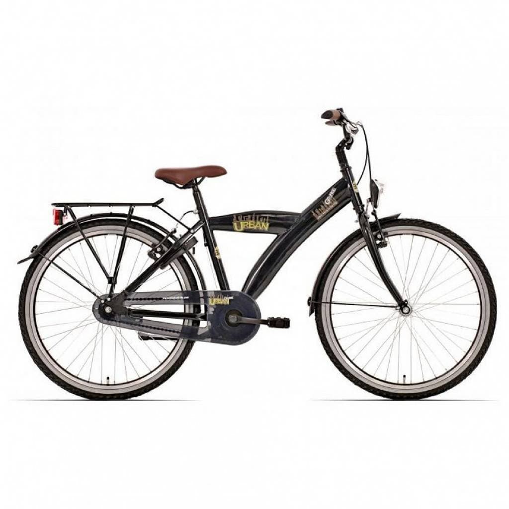 Bikefun Urban City 24" 3v — Bicicleta infantil, negro