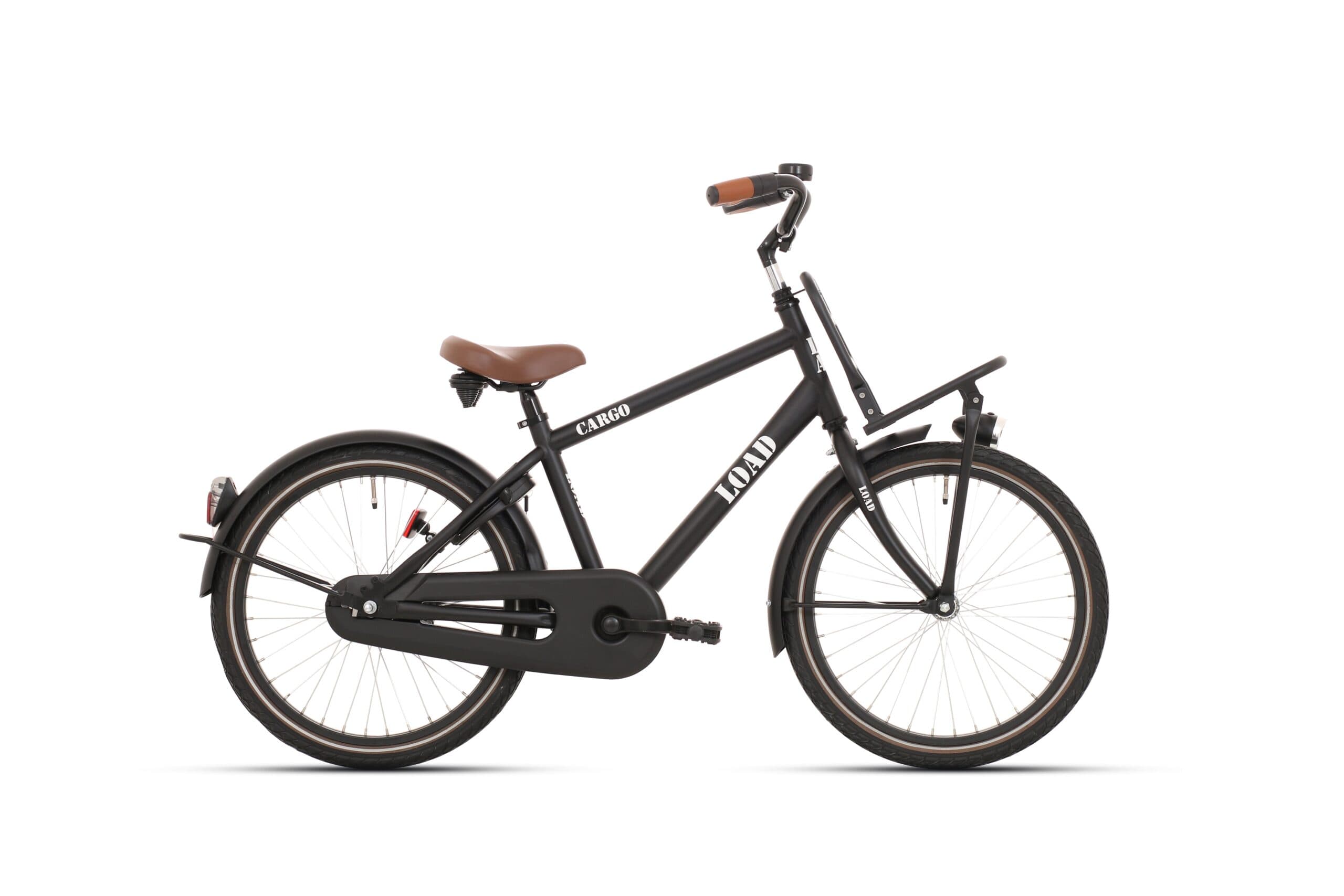Bikefun Load 20" — Bicicleta infantil de transporte, negro