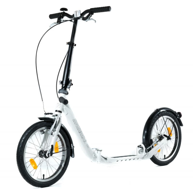 Kickbike CliX 2.0 — Patinete plegable, blanco