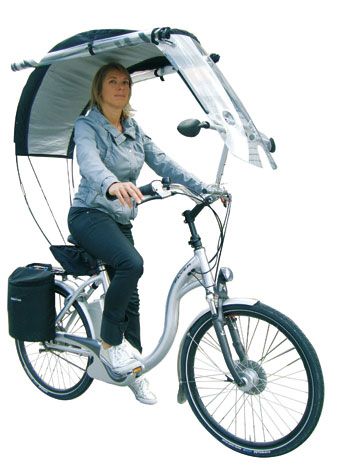 Funda con limpiaparabrisas para bicicleta o moto